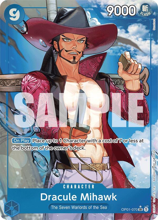 Dracule Mihawk - OP01-070 - Super Parallel - Super Rare