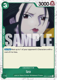 Izo - OP01-033 - Textured Foil - Uncommon-Kantocards