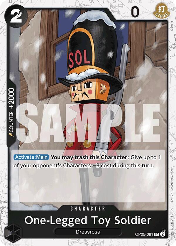 One-Legged Toy Soldier - OP05-081 - Pirate Flag Foil - Uncommon-Kantocards
