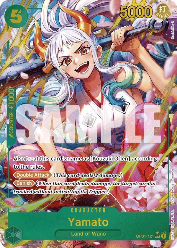 Yamato - OP01-121 - Super Parallel - Secret Rare