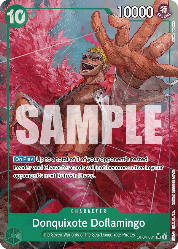 Donquixote Doflamingo - OP04-031 - Super Parallel - Super Rare