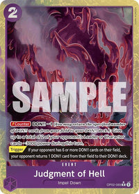 Judgment of Hell - OP02-089 - Super Parallel - Rare-Kantocards