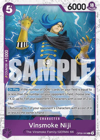 Vinsmoke Niji - OP06-065 - Pirate Flag Foil - Rare-Kantocards