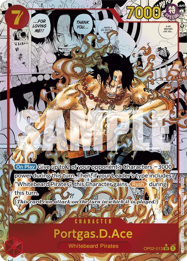 Portgas.D.Ace - OP02-013 - Super Parallel - Manga Rare
