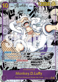 Monkey.D.Luffy - OP05-119 - Super Parallel - Manga Rare-Kantocards