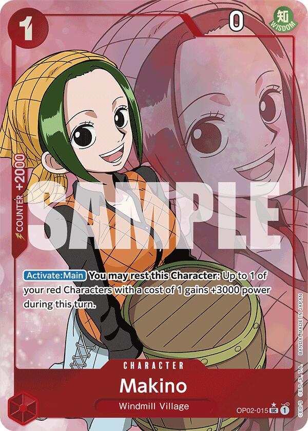 Makino - OP02-015 - Full Art - Uncommon