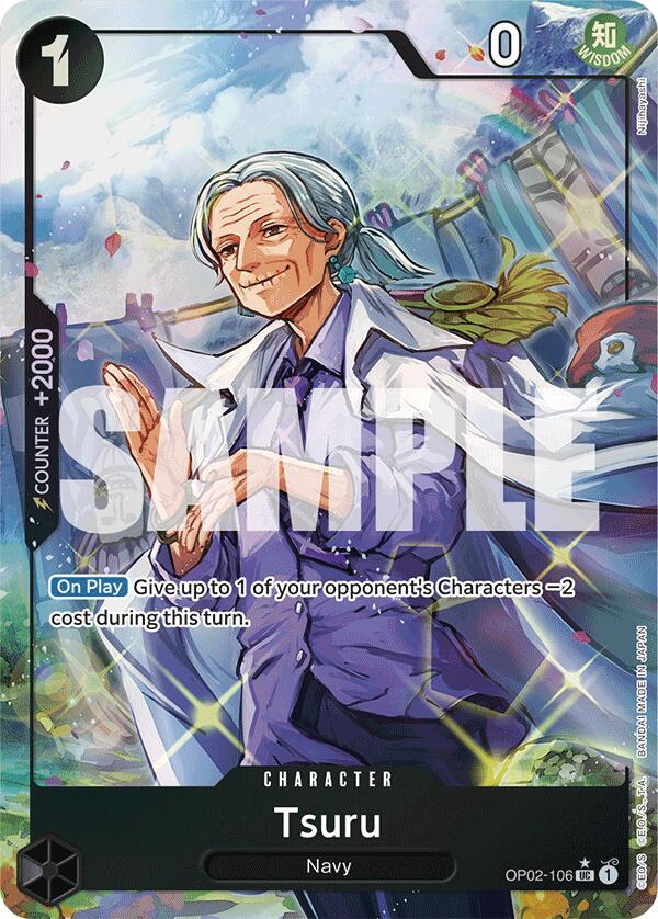 Tsuru - OP02-106 - Full Art - Uncommon