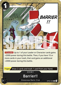 Barrier!! - OP04-095 - Pirate Flag Foil - Common-Kantocards