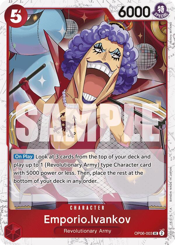 Emporio.Ivankov - OP06-003 - Pirate Flag Foil - Uncommon