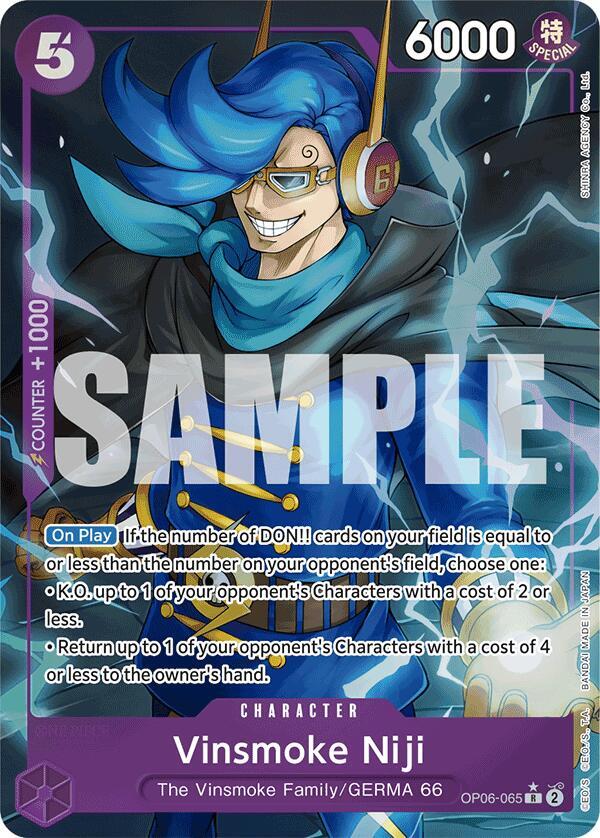 Vinsmoke Niji - OP06-065 - Super Parallel - Rare