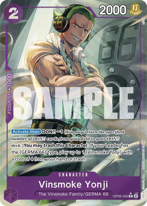 Vinsmoke Yonji - OP06-066 - Full Art - Common