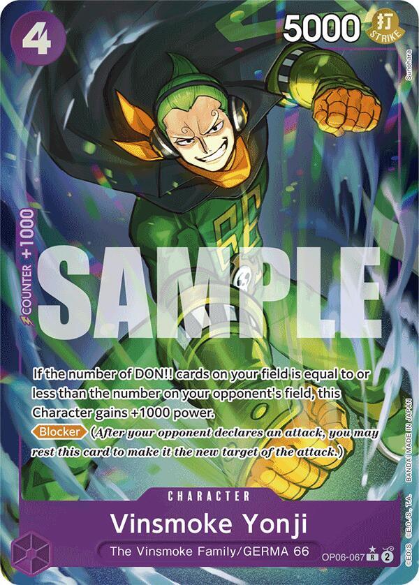 Vinsmoke Yonji - OP06-067 - Full Art - Rare