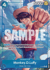 Monkey.D.Luffy - P-055 - Full Art - Promo-Kantocards