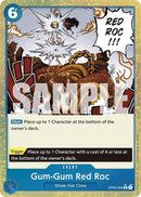 Gum-Gum Red Roc - OP04-056 - Textured Foil - Rare-Kantocards