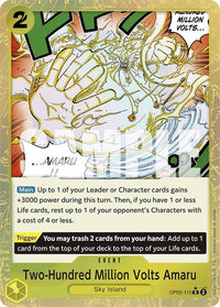 Two-Hundred Million Volts Amaru - OP05-115 - Textured Foil - Rare-Kantocards