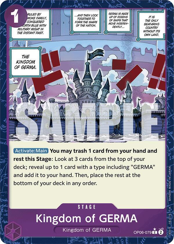 Kingdom of GERMA - OP06-079 - Textured Foil - Common