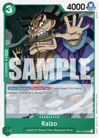 Raizo - OP01-052 - The Best Reprint - Uncommon-Kantocards