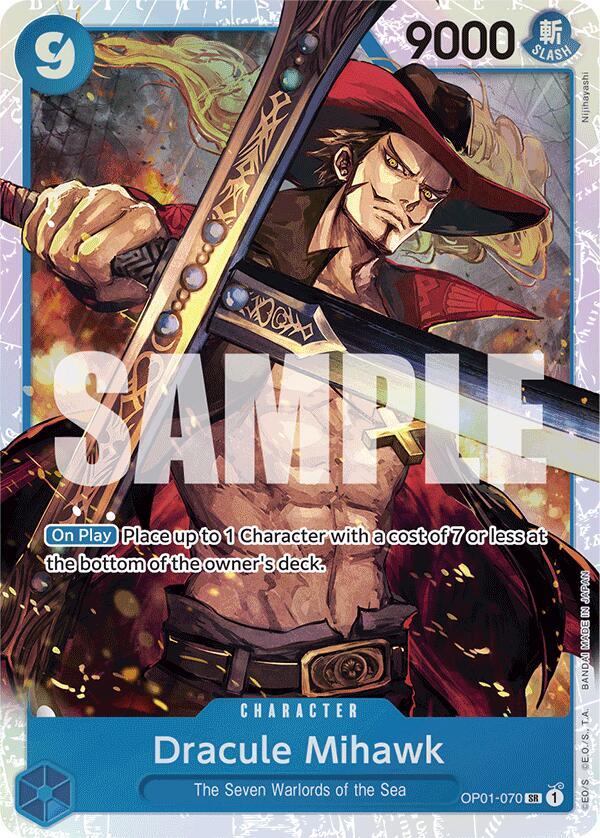 Dracule Mihawk - OP01-070 - The Best Reprint - Super Rare