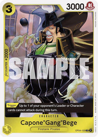Capone"Gang"Bege - OP04-100 - The Best Reprint - Rare-Kantocards