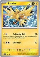 Zapdos SVP 157 - Holo Promo-Kantocards