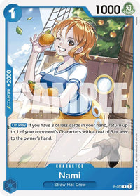 Nami - P-053 - The Best Reprint - Promo-Kantocards