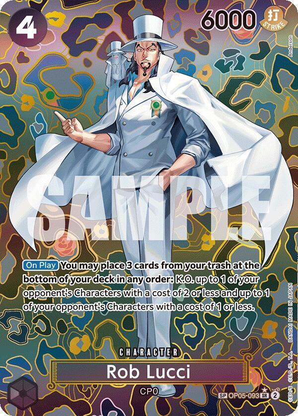 Rob Lucci - OP05-093 - Special Card - Super Rare