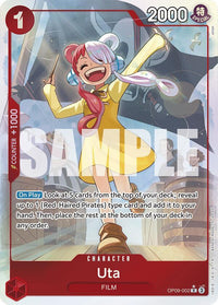 Uta - OP09-002 - Super Parallel - Rare-Kantocards
