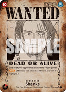 Shanks - OP09-004 - Special Card - Wanted Poster Rare-Kantocards
