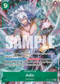 Adio - OP09-023 - Super Parallel - Super Rare-Kantocards