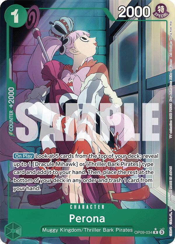 Perona - OP09-034 - Super Parallel - Rare