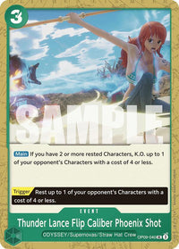 Thunder Lance Flip Caliber Phoenix Shot - OP09-040 - Uncommon-Kantocards