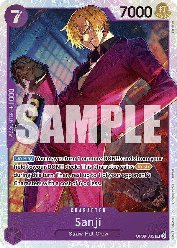 Sanji - OP09-065 - Super Rare-Kantocards