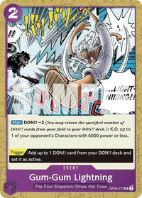 Gum-Gum Lightning - OP09-077 - Uncommon-Kantocards