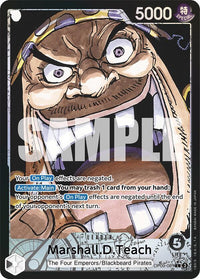 Marshall.D.Teach - OP09-081 - Super Parallel - Leader-Kantocards