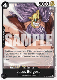 Jesus Burgess - OP09-086 - Rare-Kantocards