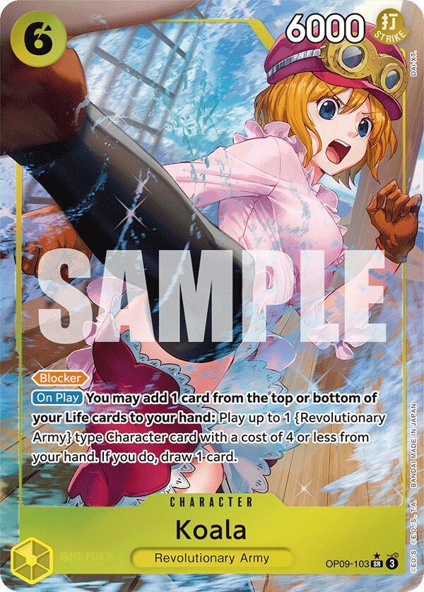 Koala (Parallel)  - OP09-103 - Super Parallel - Super Rare
