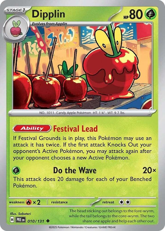 Dipplin  010/131 - Uncommon - Reverse Holo