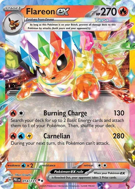 Flareon ex 014/131 - Double Rare -
