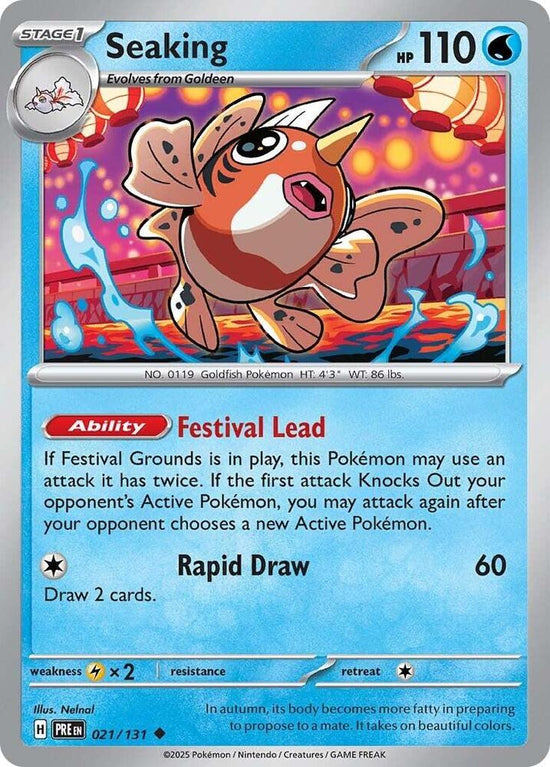 Seaking  021/131 - Uncommon - Reverse Holo