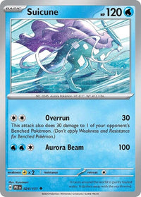 Suicune 024/131 - Uncommon - Reverse Holo-Kantocards