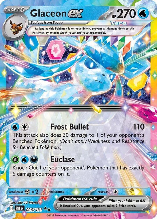 Glaceon ex 026/131 - Double Rare -
