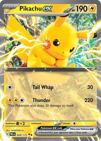 Pikachu ex 028/131 - Double Rare -Kantocards