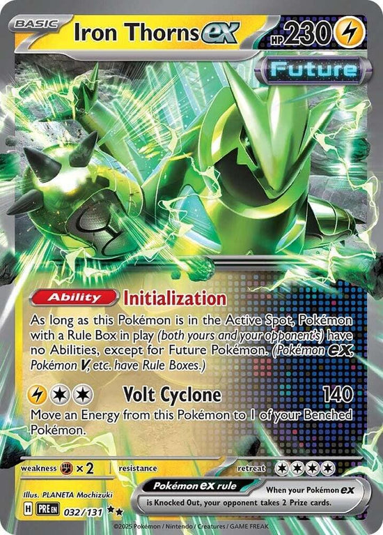 Iron Thorns ex  032/131 - Double Rare -