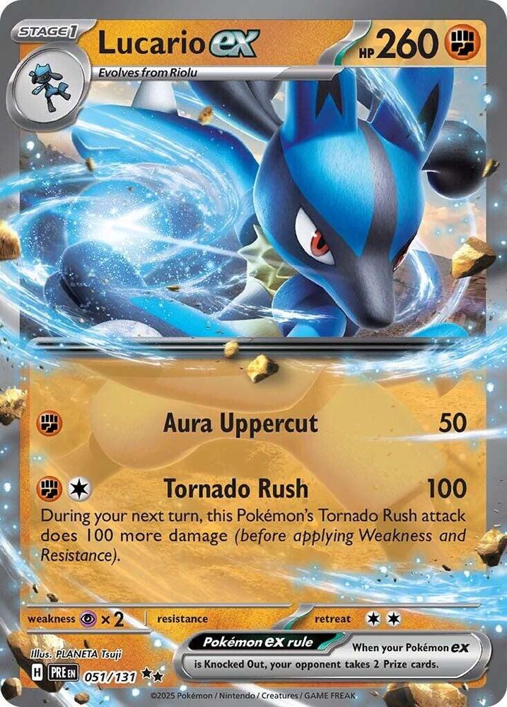 Lucario ex  051/131 - Double Rare - (ESPAÑOL)