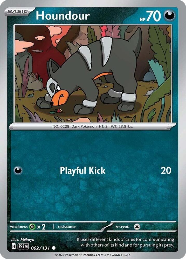 Houndour  062/131 - Common - Reverse Holo