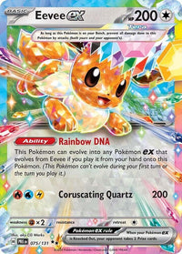 Eevee ex 075/131 - Double Rare -Kantocards