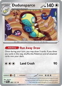 Dudunsparce 080/131 - Rare - Holo-Kantocards