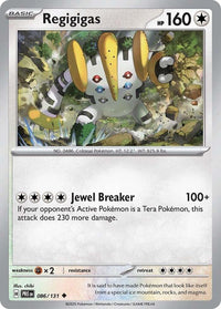 Regigigas 086/131 - Uncommon - Reverse Holo-Kantocards