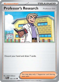 Professor's Research [Professor Oak] 122/131 - Common - Reverse Holo-Kantocards