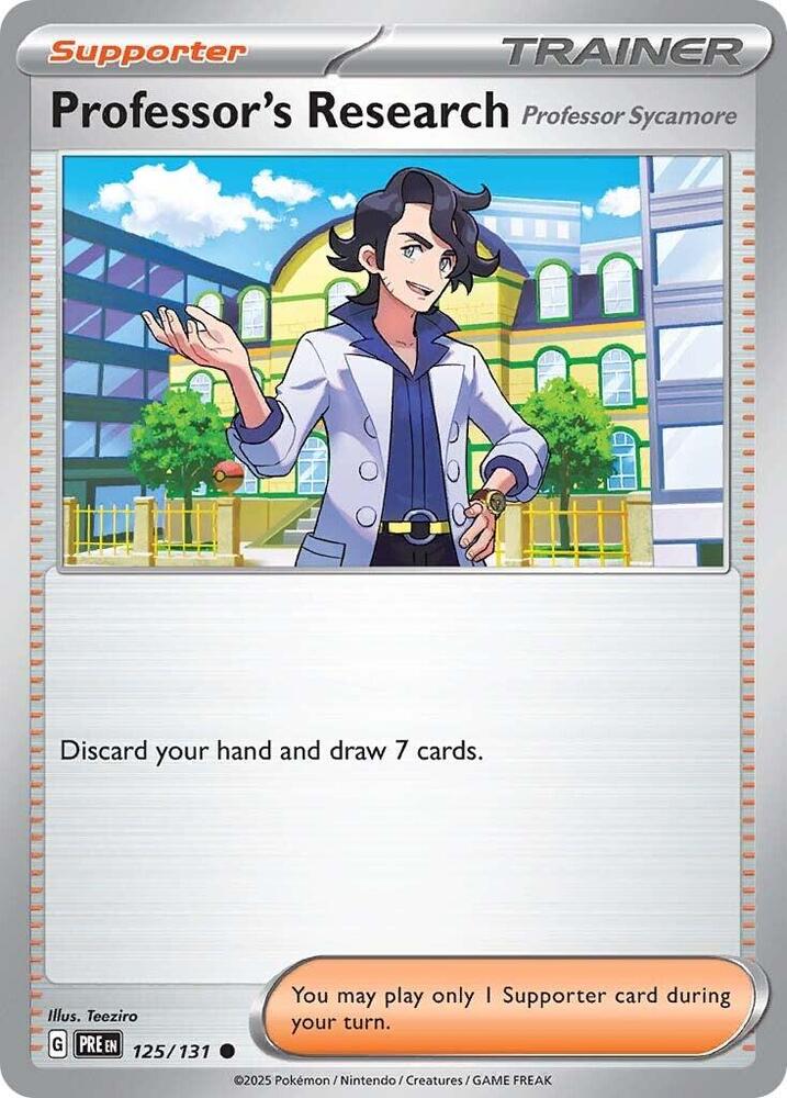 Professor's Research [Professor Sycamore]  125/131 - Common -  Reverse Holo